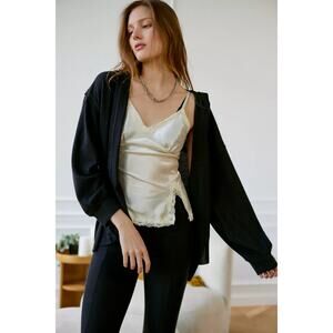 Out From Under Colette Open-Front Hooded Cardigan